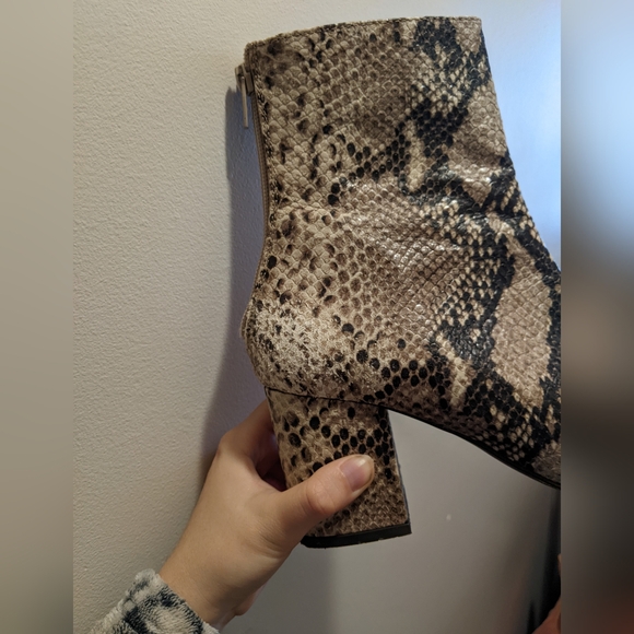 Free People snake print leather boots - Picture 14 of 15